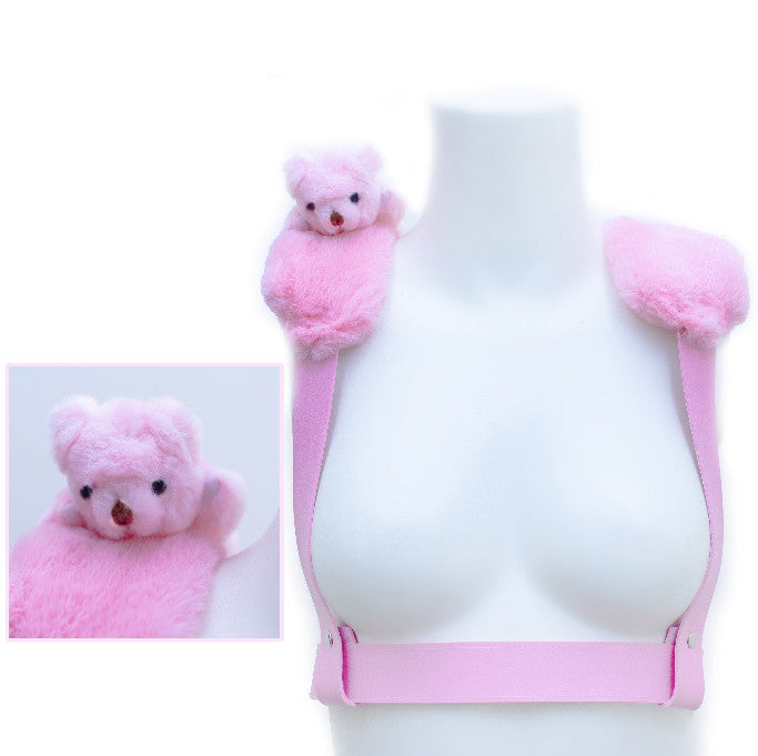 Devilishly Pink Teddy Bear