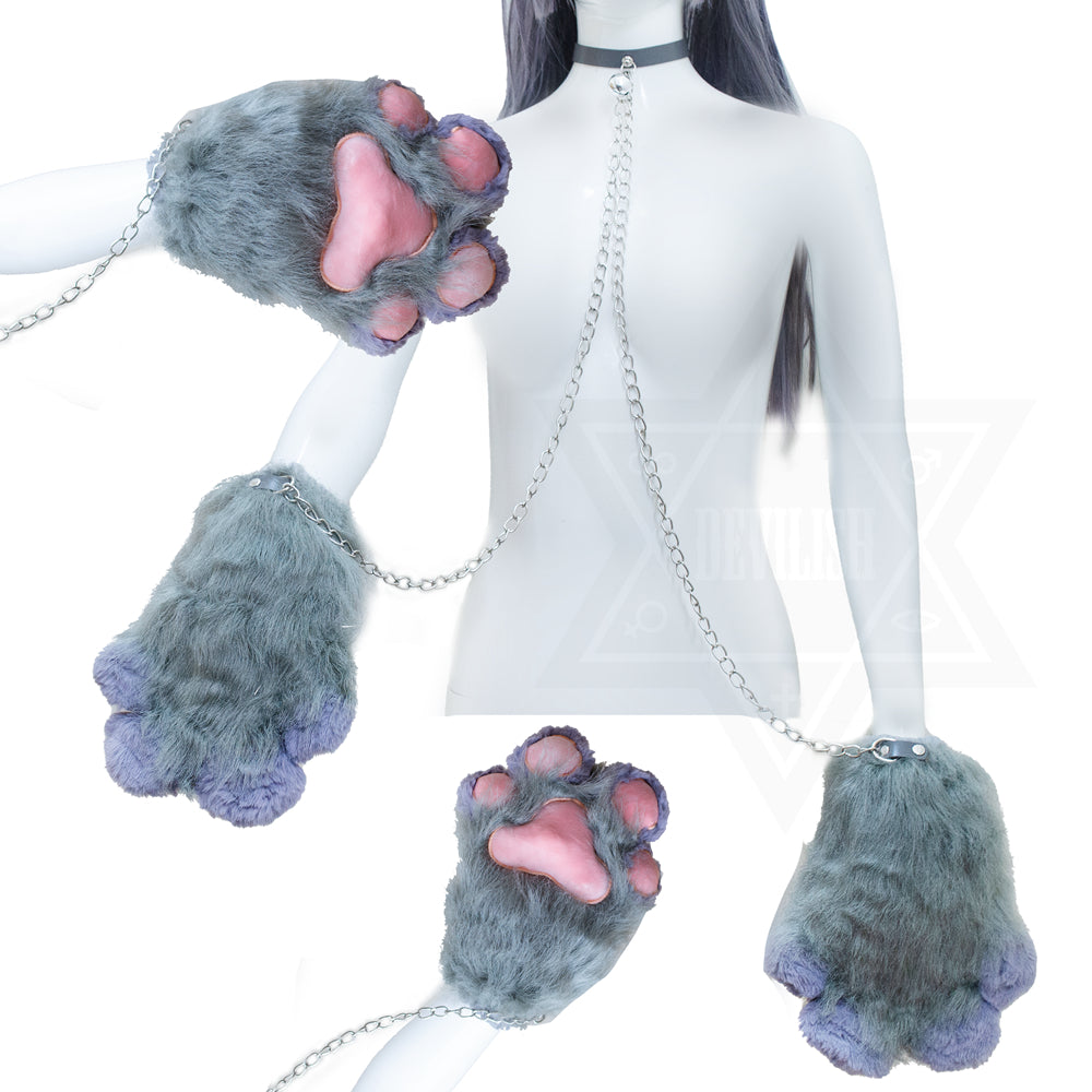 Magical cat gloves choker set