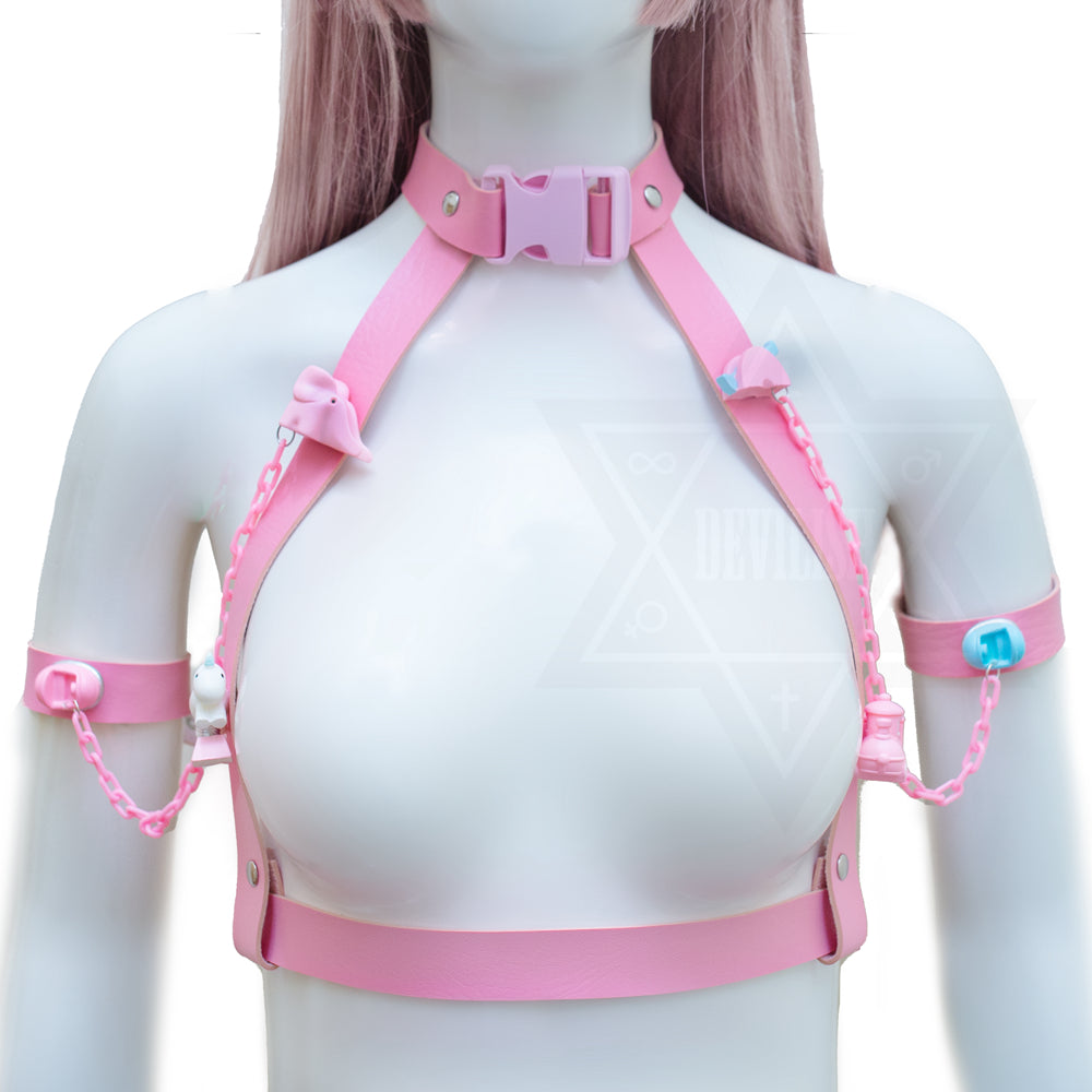 Pastel playground harness