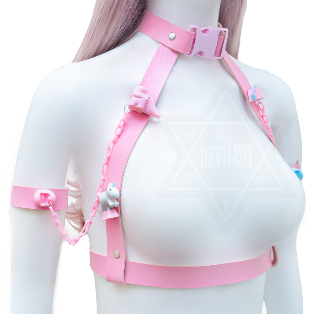 Pastel playground harness