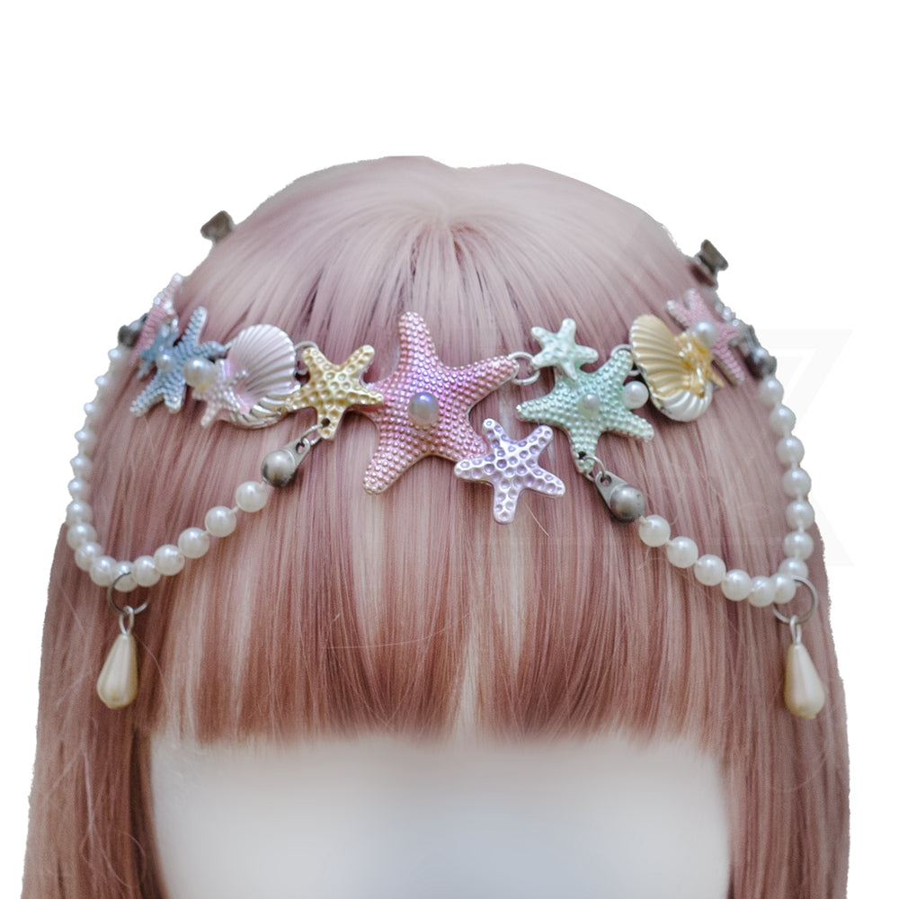 Mermaid princess hair clips set