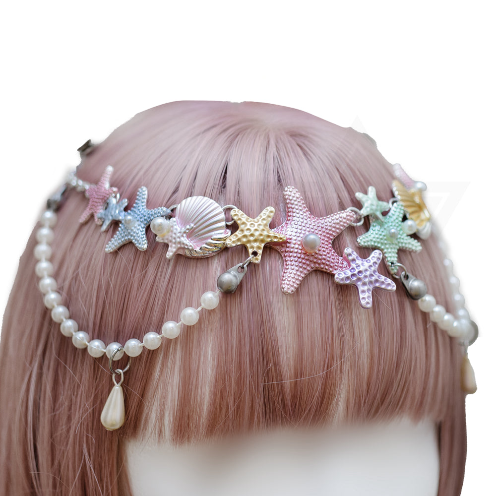 Mermaid princess hair clips set