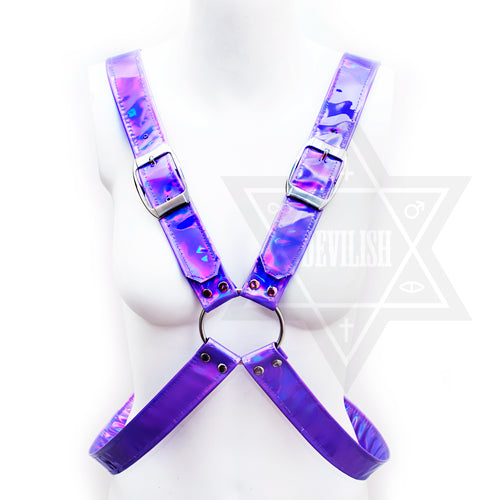 Purple in space harness