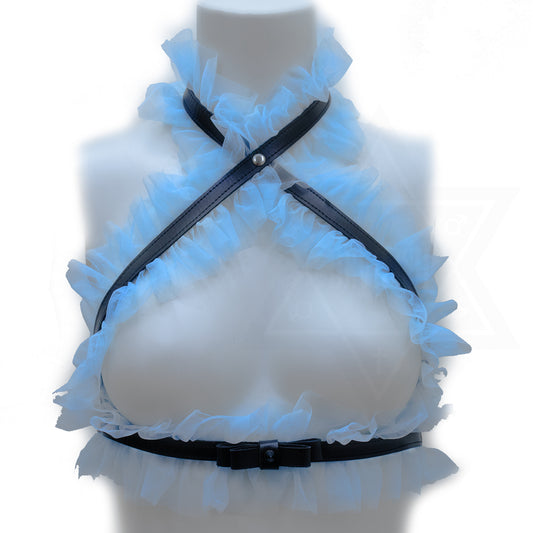 Ribbon harness(blue & black)